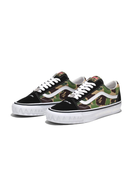 Bape x Vans LX Old Skool ABC Camo Green