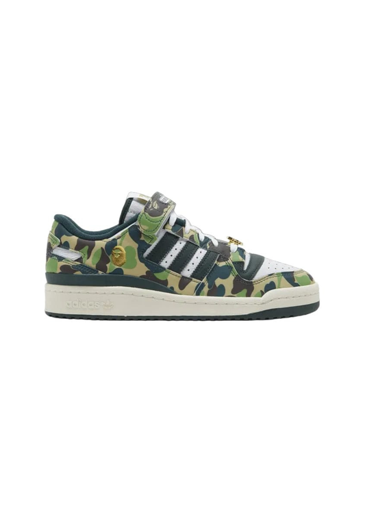 Adidas x Bape Forum 84 Low "30th Anniversary Green Camo"