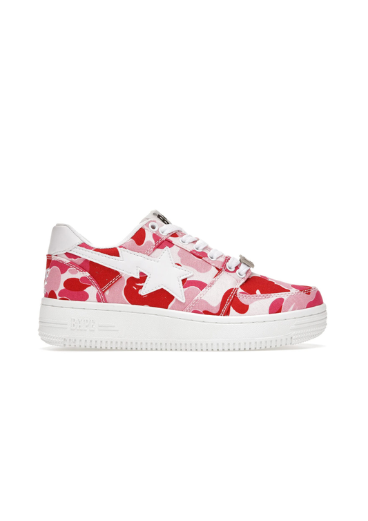 A Bathing Ape Bape Sta Low ABC Camo 20th Anniversary Pink