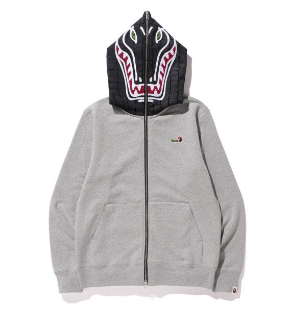 BAPE x Lacoste Full Zip Hoodie